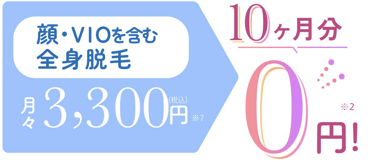 10ヶ月分0円キャンペーンバナー画像